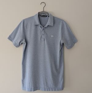Travis Mathew The Zinna Polo Golf 3-Botton Short Sleeve Pima Cotton Blend